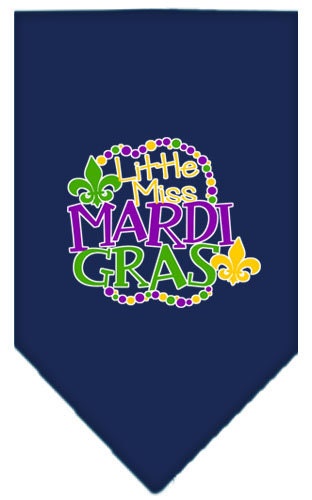 “Little Miss Mardi Gras” Cotton Pet Bandana from As You Wish Apparel – Mardi Gras Dog Bandana