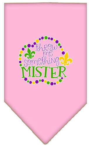 “Throw Me Something Mister” Cotton Pet Bandana from As You Wish Apparel – Mardi Gras Dog Bandana