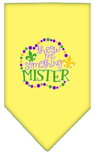 “Throw Me Something Mister” Cotton Pet Bandana from As You Wish Apparel – Mardi Gras Dog Bandana