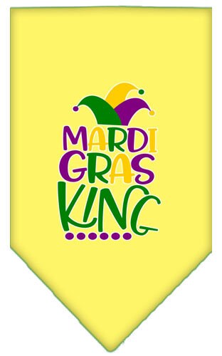“Mardi Gras King” Cotton Pet Bandana from As You Wish Apparel – Mardi Gras Dog Bandana