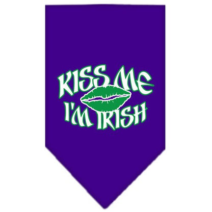 “Kiss Me I’m Irish” Cotton Pet Bandana from As You Wish Apparel – St. Patrick’s Day Dog Bandana