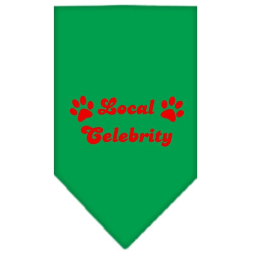 “Local Celebrity” Cotton Pet Bandana from As You Wish Apparel – Dog Humor Bandana
