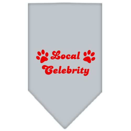 “Local Celebrity” Cotton Pet Bandana from As You Wish Apparel – Dog Humor Bandana