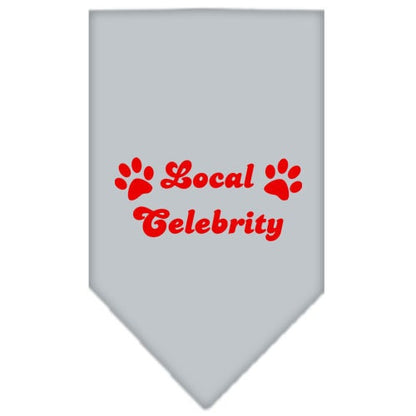 “Local Celebrity” Cotton Pet Bandana from As You Wish Apparel – Dog Humor Bandana