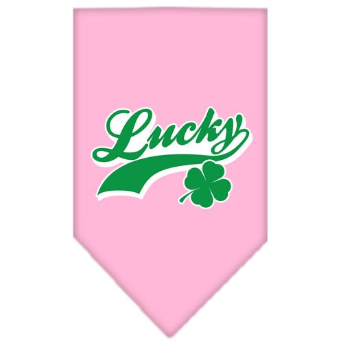 “Lucky Swoosh” Cotton Pet Bandana from As You Wish Apparel – Lucky Dog Bandana