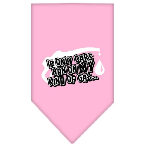 “If Only Cars Ran On My Kind Of Gas” Cotton Pet Bandana from As You Wish Apparel – Dog Humor Bandana