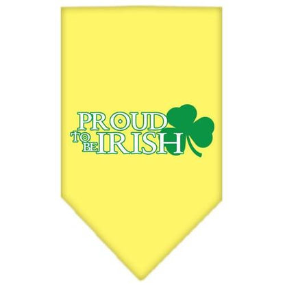“Proud To Be Irish” Cotton Pet Bandana from As You Wish Apparel – Irish Pride Dog Bandana
