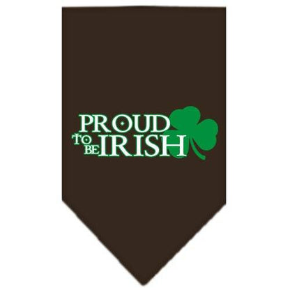 “Proud To Be Irish” Cotton Pet Bandana from As You Wish Apparel – Irish Pride Dog Bandana