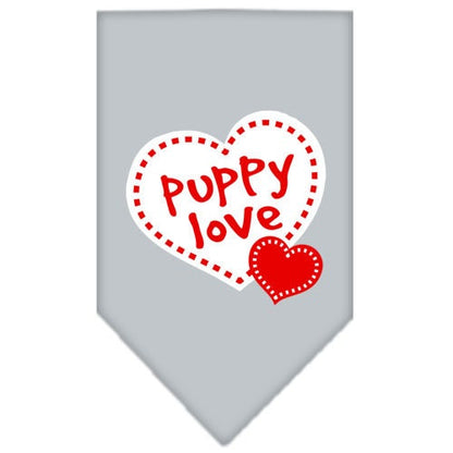 “Puppy Love” Cotton Pet Bandana from As You Wish Apparel – Dog Love Bandana