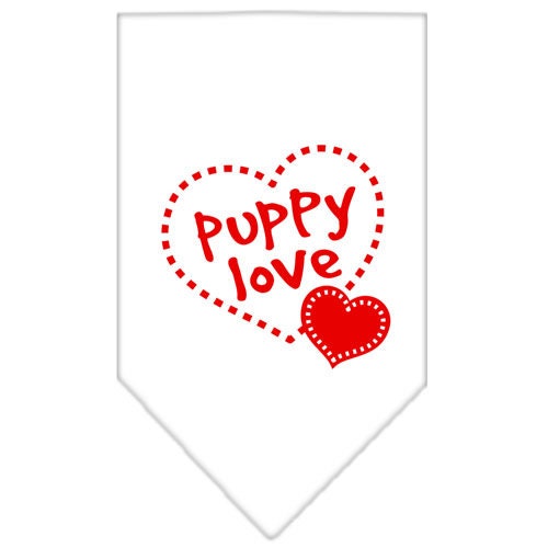 “Puppy Love” Cotton Pet Bandana from As You Wish Apparel – Dog Love Bandana