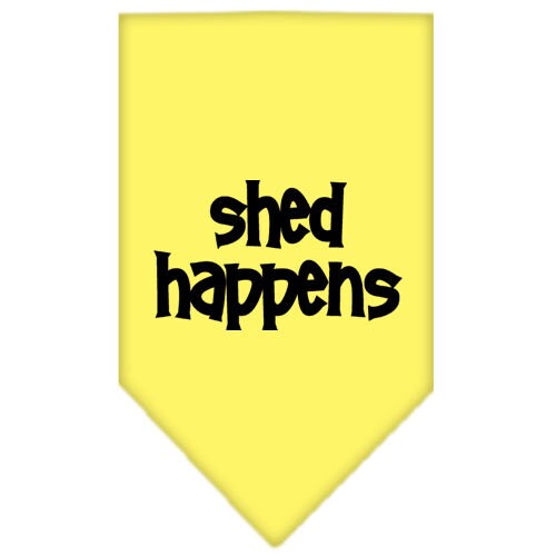 “Shed Happens” Cotton Pet Bandana from As You Wish Apparel – Dog Humor Bandana