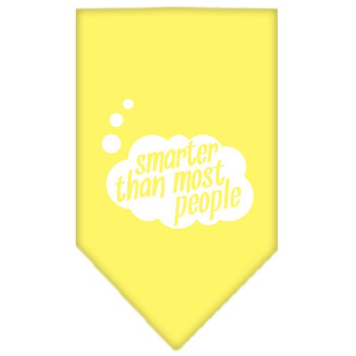 “Smarter Than Most People” Cotton Pet Bandana from As You Wish Apparel – Dog Humor Bandana