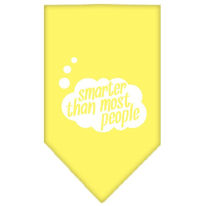“Smarter Than Most People” Cotton Pet Bandana from As You Wish Apparel – Dog Humor Bandana