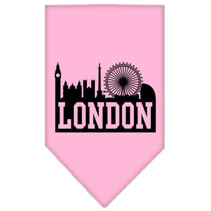 “London Skyline” Cotton Pet Bandana from As You Wish Apparel – City Pride Dog Bandana