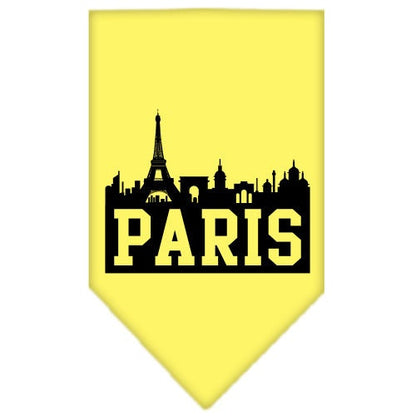 “Paris Skyline” Cotton Pet Bandana from As You Wish Apparel – City Pride Dog Bandana