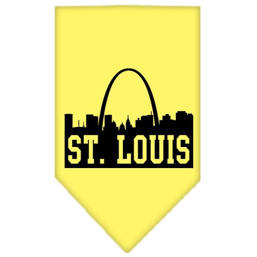 “St. Louis Skyline” Cotton Pet Bandana from As You Wish Apparel – City Pride Dog Bandana