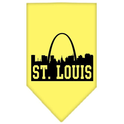 “St. Louis Skyline” Cotton Pet Bandana from As You Wish Apparel – City Pride Dog Bandana