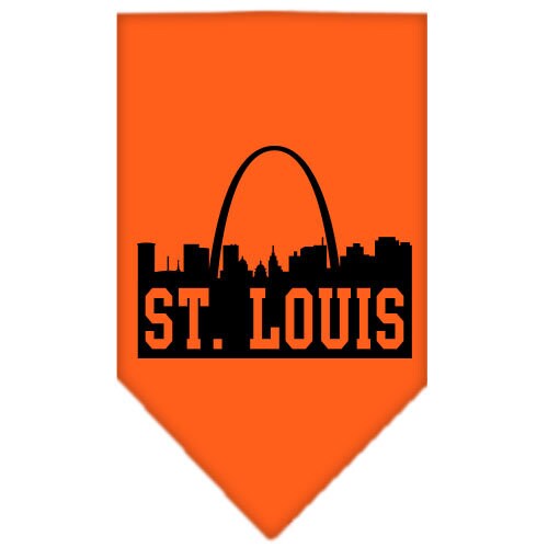 “St. Louis Skyline” Cotton Pet Bandana from As You Wish Apparel – City Pride Dog Bandana