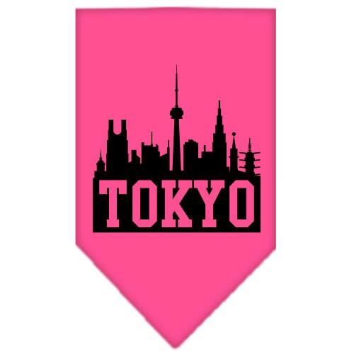 “Tokyo Skyline” Cotton Pet Bandana from As You Wish Apparel – City Pride Dog Bandana