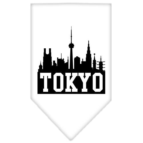 “Tokyo Skyline” Cotton Pet Bandana from As You Wish Apparel – City Pride Dog Bandana
