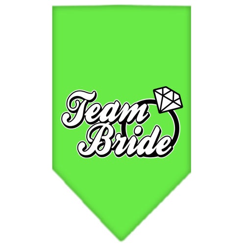 “Team Bride” Cotton Pet Bandana from As You Wish Apparel – Wedding & Party Dog Bandana