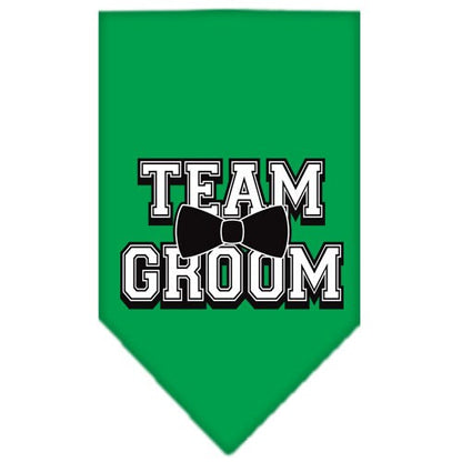 “Team Groom” Cotton Pet Bandana from As You Wish Apparel – Wedding & Party Dog Bandana