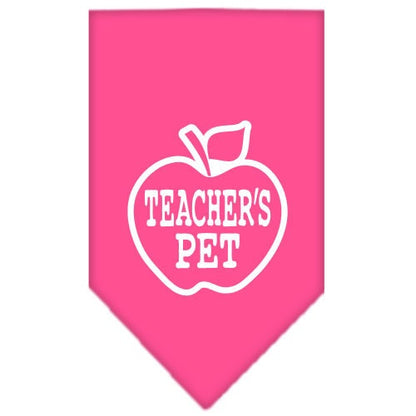 “Teacher’s Pet” Cotton Pet Bandana from As You Wish Apparel – Dog Humor Bandana