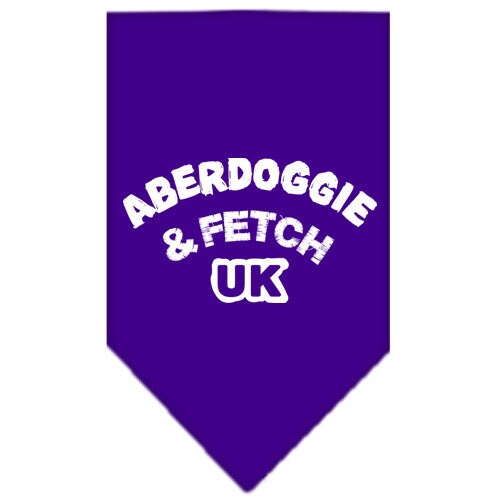 “Aberdoggie & Fetch UK” Cotton Pet Bandana from As You Wish Apparel – Dog Fashion Bandana