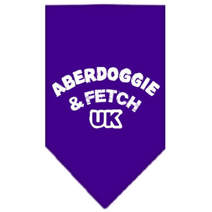 “Aberdoggie & Fetch UK” Cotton Pet Bandana from As You Wish Apparel – Dog Fashion Bandana