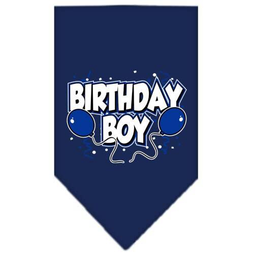 “Birthday Girl” or “Birthday Boy” Cotton Pet Bandana from As You Wish Apparel – Dog Birthday Bandana