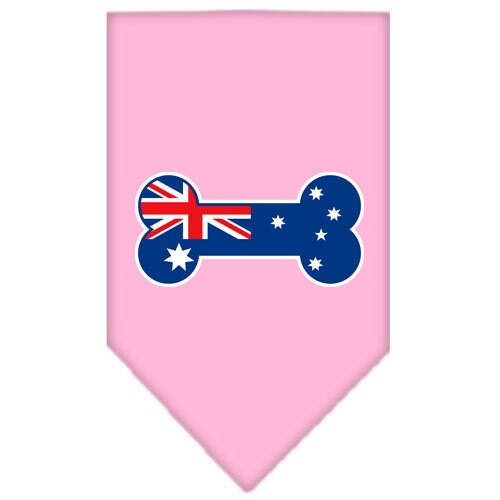 Bone Shaped Australian Flag Cotton Pet Bandana from As You Wish Apparel – Dog Fashion Bandana