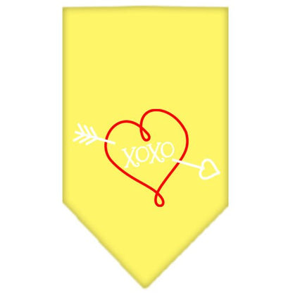 “XOXO” Cotton Pet Bandana from As You Wish Apparel – Dog Love Bandana
