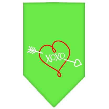 “XOXO” Cotton Pet Bandana from As You Wish Apparel – Dog Love Bandana