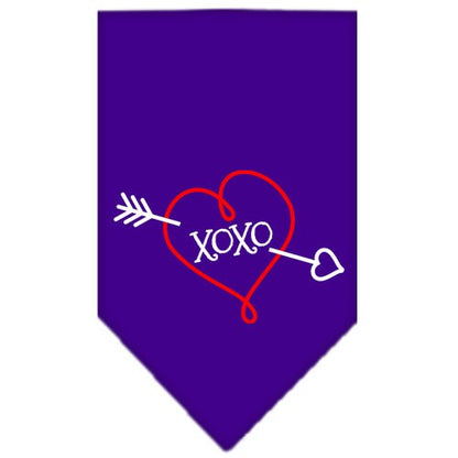 “XOXO” Cotton Pet Bandana from As You Wish Apparel – Dog Love Bandana