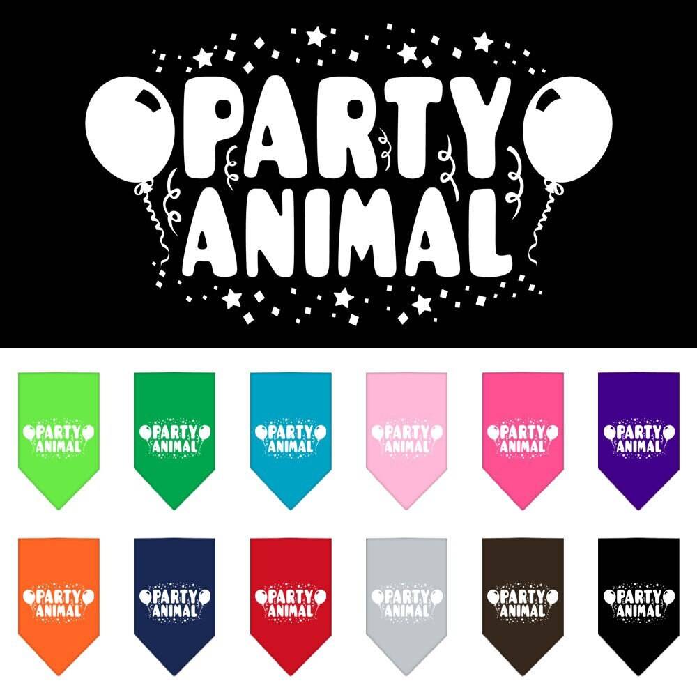 “Party Animal” Cotton Pet Bandana from As You Wish Apparel – Dog Celebration Bandana