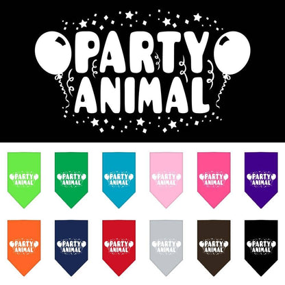 “Party Animal” Cotton Pet Bandana from As You Wish Apparel – Dog Celebration Bandana