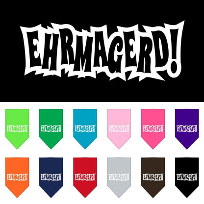 “Ehrmagerd!” Cotton Pet Bandana from As You Wish Apparel – Dog Humor Bandana