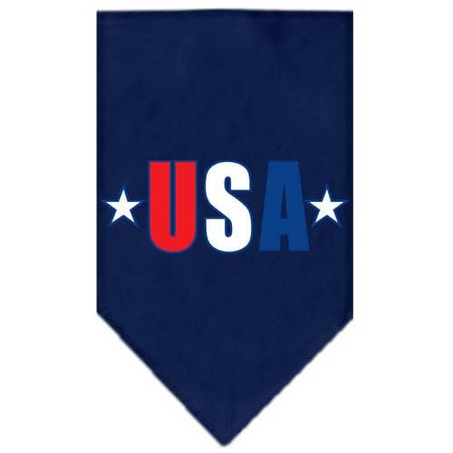 “USA Star” Cotton Pet Bandana from As You Wish Apparel – Patriotic Dog Bandana