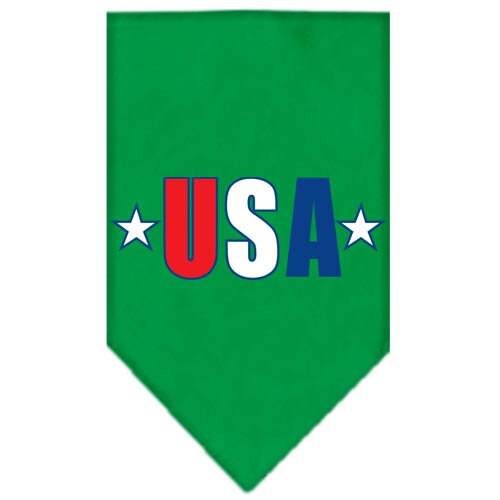 “USA Star” Cotton Pet Bandana from As You Wish Apparel – Patriotic Dog Bandana