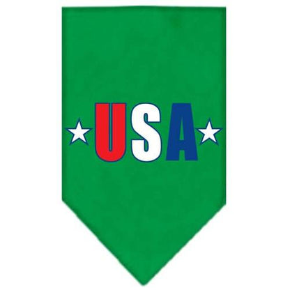 “USA Star” Cotton Pet Bandana from As You Wish Apparel – Patriotic Dog Bandana
