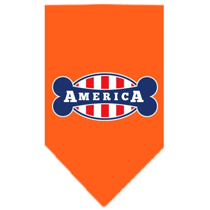 “Bonely In America” Cotton Pet Bandana from As You Wish Apparel – Patriotic Dog Bandana