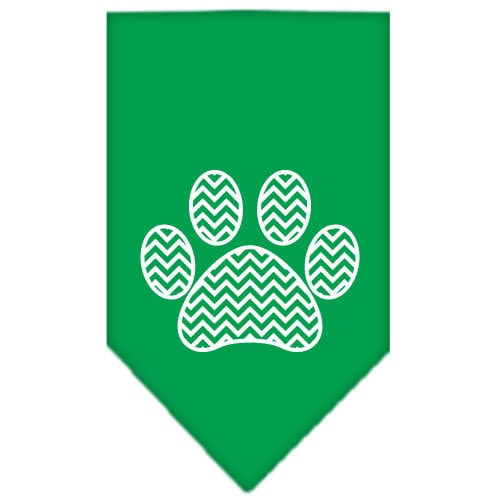 “Chevron Paw” Cotton Pet Bandana from As You Wish Apparel – Dog Fashion Bandana