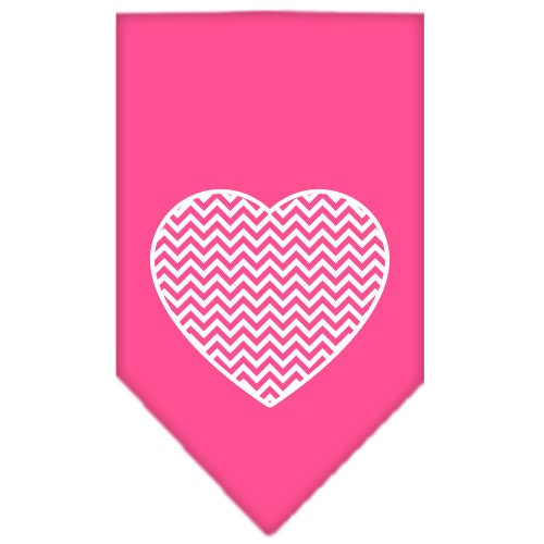 “Chevron Heart” Cotton Pet Bandana from As You Wish Apparel – Dog Fashion Bandana