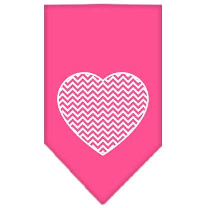 “Chevron Heart” Cotton Pet Bandana from As You Wish Apparel – Dog Fashion Bandana