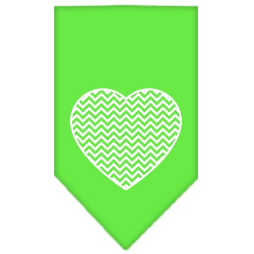 “Chevron Heart” Cotton Pet Bandana from As You Wish Apparel – Dog Fashion Bandana