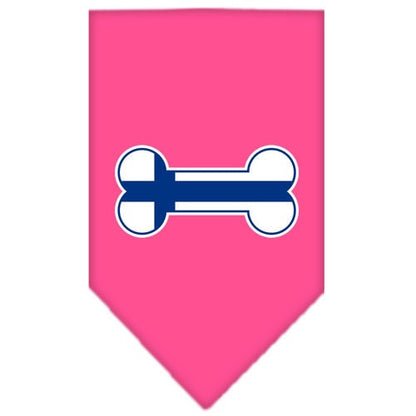“Bone Flag Finland” Cotton Pet Bandana from As You Wish Apparel – Dog Fashion Bandana
