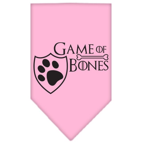 Game of Bones Cotton Pet Bandana from As You Wish Apparel – Dog Fashion Bandana