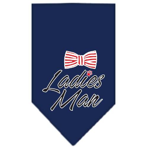 “Ladies Man” Cotton Pet Bandana from As You Wish Apparel – Dog Humor Bandana