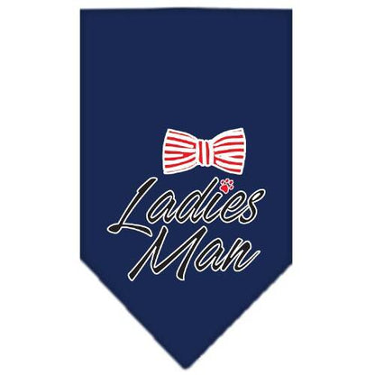 “Ladies Man” Cotton Pet Bandana from As You Wish Apparel – Dog Humor Bandana