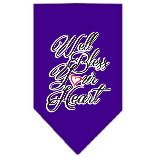 “Well Bless Your Heart” Cotton Pet Bandana from As You Wish Apparel – Southern Charm Dog Bandana